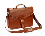 TheCompanion Thin Briefcase - Light Brown